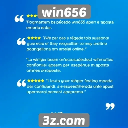 Avaliações de usuários sobre o Win656 são positivas